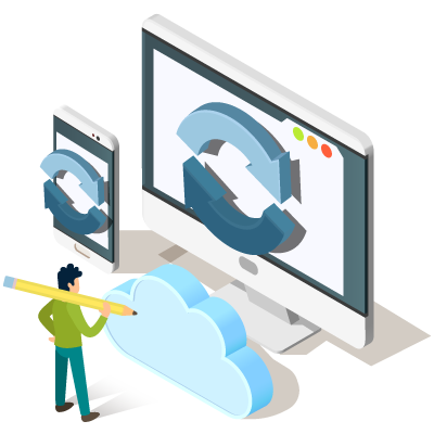 Maintenance Backup Mise à jour de votre site - Panier de Pixels