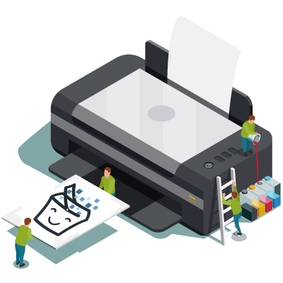 Support Print - Panier de Pixels