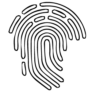 logo graphiste empreinte
